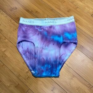 Purple and Blue Tie Dye Briefs